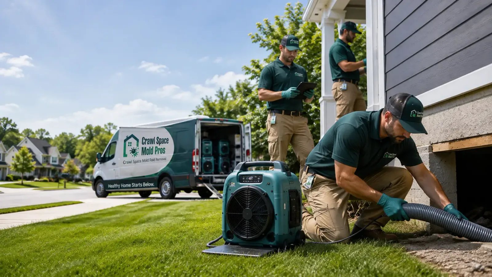 Crawl Space Mold Removal in Rosebud, SD